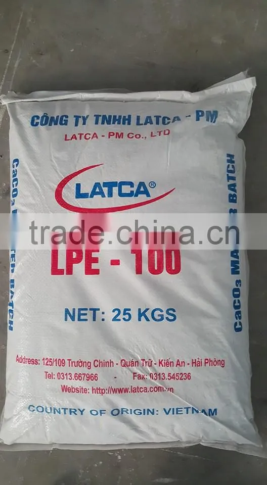 Vietnam Lat Ca High quality 90% CaCO3 filler masterbatch