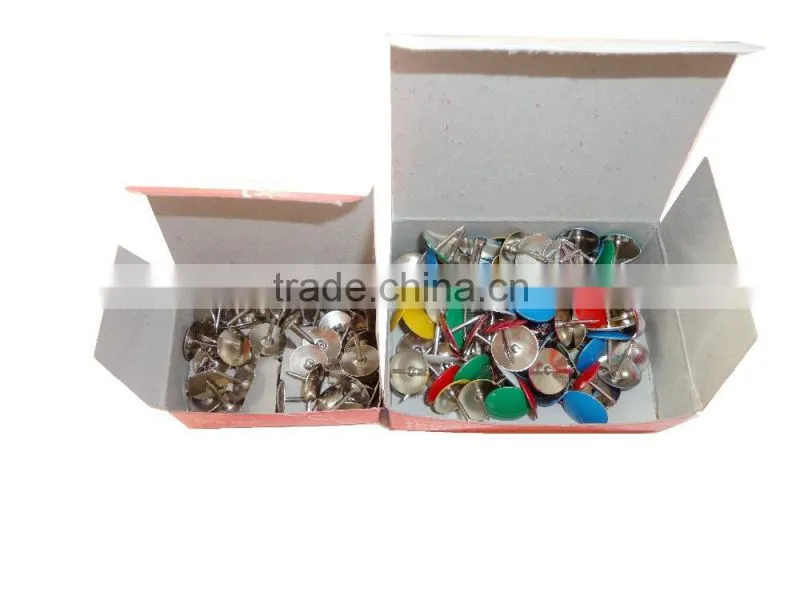 Wholesale 80pcs bright color ball head thumb tacks push pins