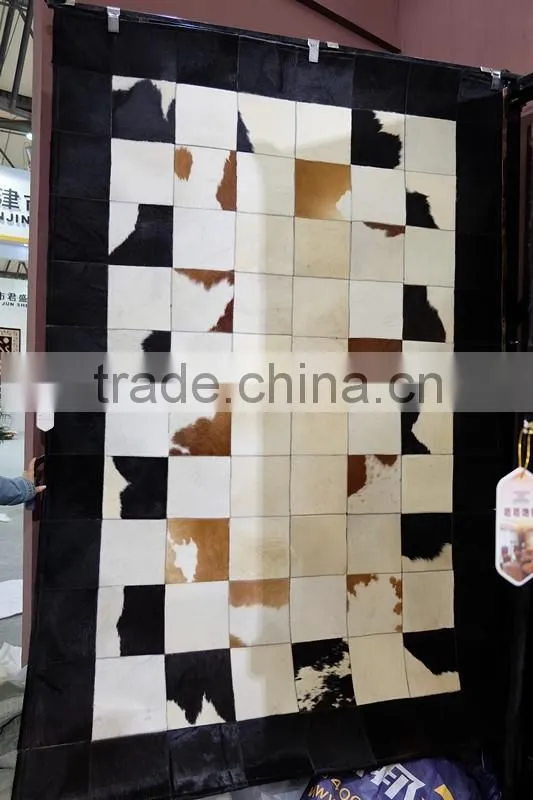 Hot Patchwork Cow Skin Carpet Natural Cowhide Rugs