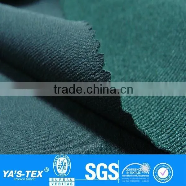 Green Twill 4 Way Stretch Nylon Polyester Spandex Lycra Waterproof Fabric Wholesale For Mountaineering