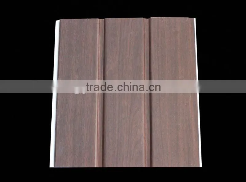 outdoor Two grooves laminated PVC wall panel/ boards