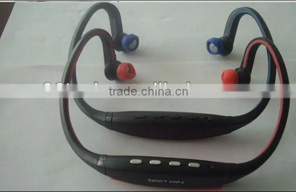 Fashionable unique design headset sport digital mp3 player