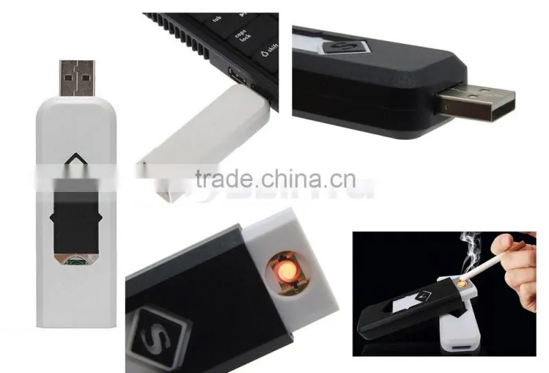 Electronic For Man Super Portable USB Rechargeable Cigarette Lighter