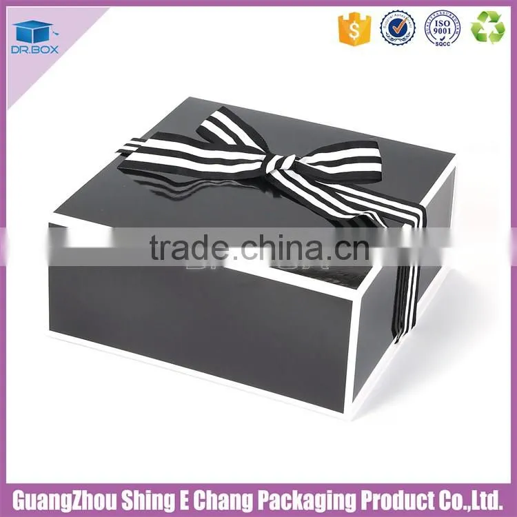 Good quality Synthetic paper custom made fashion design shoe garment packing box