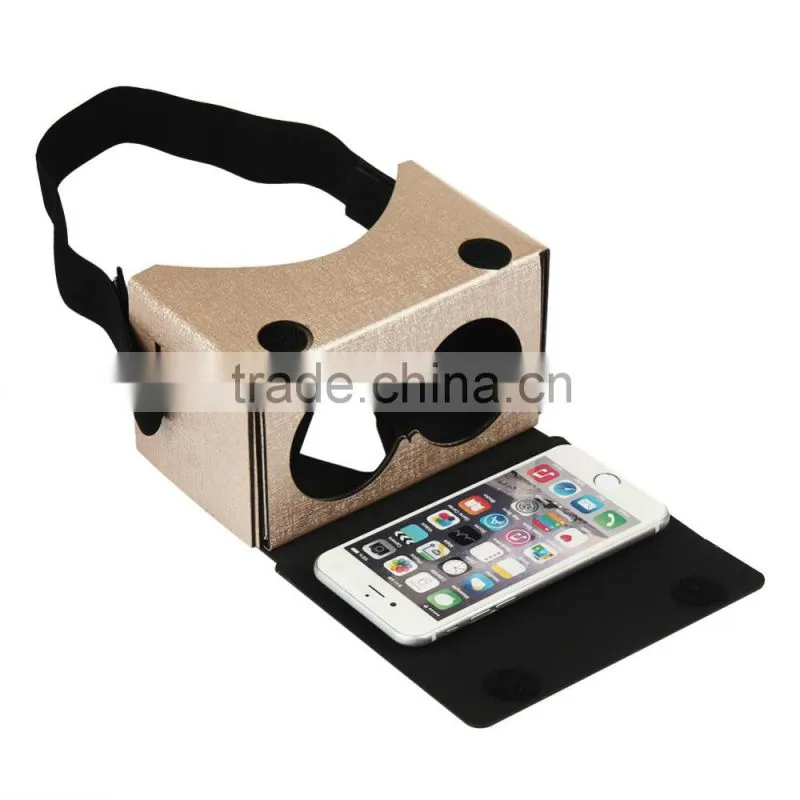 Magic and high technology virtual reality vr case cardboard 3D glasses