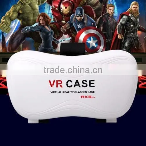 3D VR BOX Case Virtual Reality Glasses Movies Games Case For 3.5-6.0 inch Phone