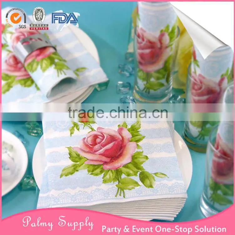 New products 2015 wedding decoration paper napkin new technology product in china