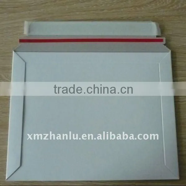White DVD board envelope