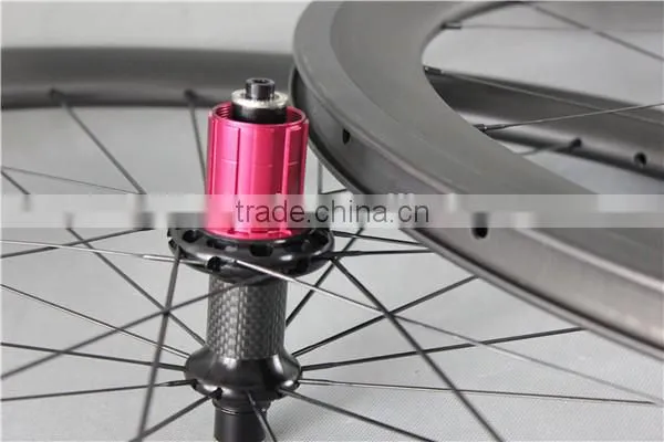 Full carbon bike wheels sapim spokes bike wheelset carbon bike wheelss W56C