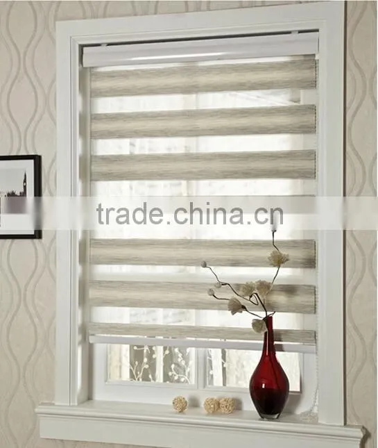 wholesale zebra fabric for roller blind Beautiful Decorative Double Layer Day and Night Zebra Roller Blinds