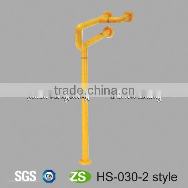 High quality new design wall mounted stainless steel auto assist grab bar for bathroom with nylon cover