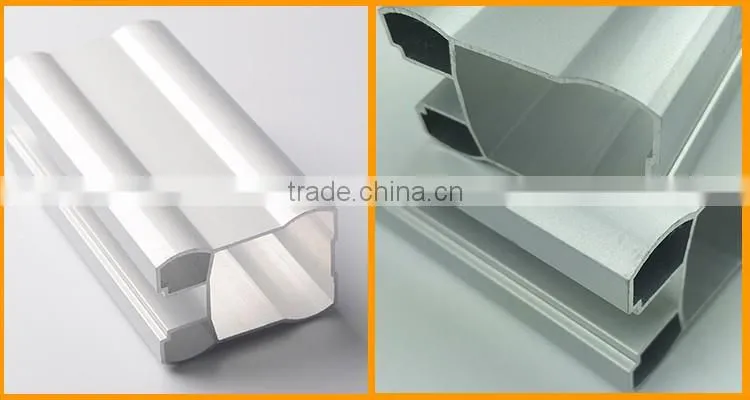 Aluminium alloy doors and windows frames system extrusion profiles factory