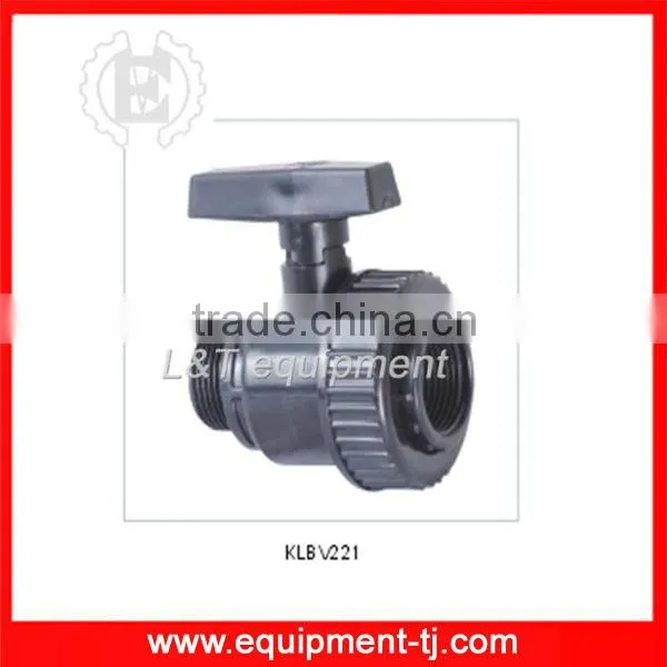 Single True Union Ball Valves, 1" to 2", PVC, Male * Female