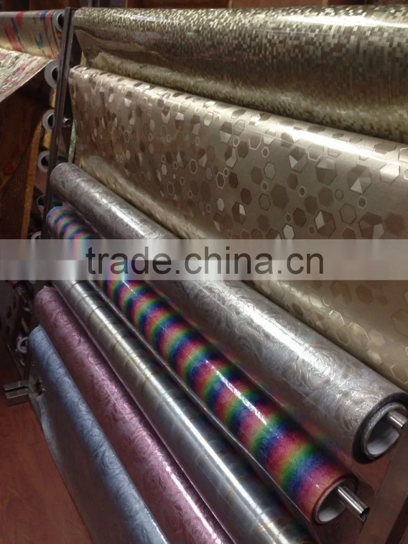 transfer film/ laser design full transfer film for PVC table cloth/paper/plastic