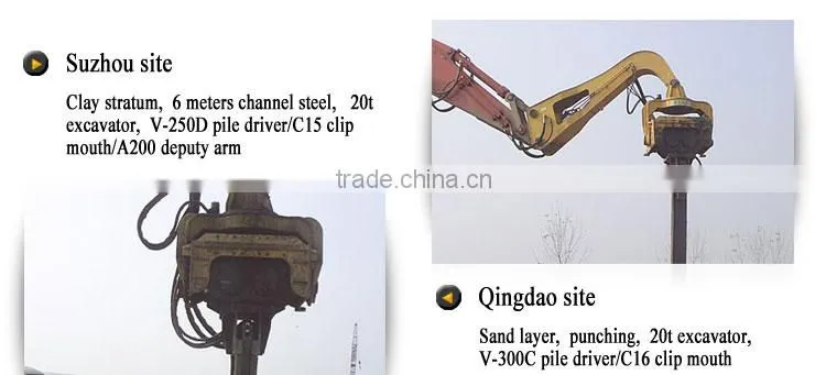 hydraulic pump hydraulic piling drive hammer