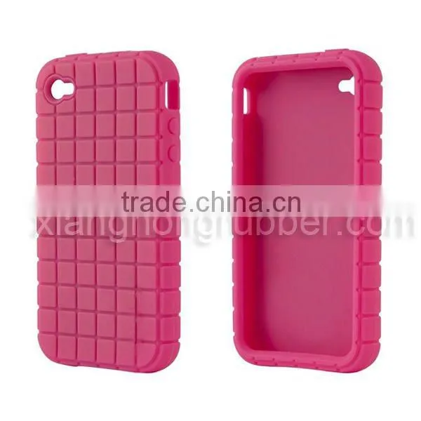 Customed silicone mobile phone case for Iphone 4G
