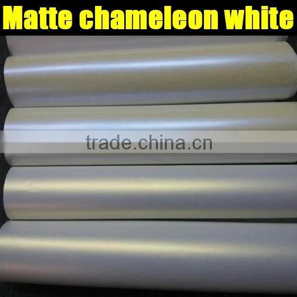 Popular Matte chameleon pearl white to purple with air bubble