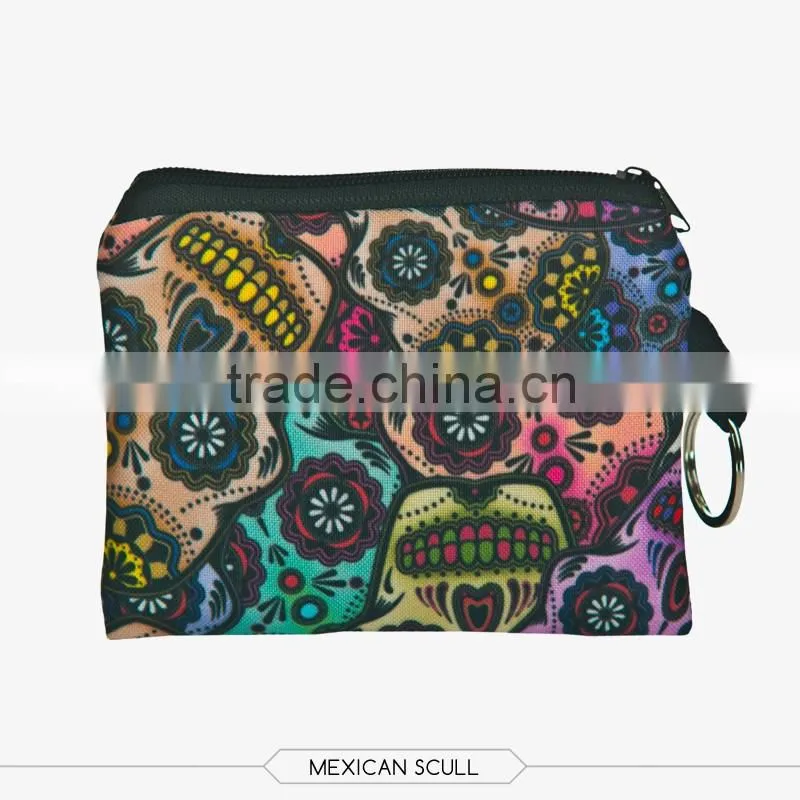 New Design Wholesale 3D Full Print Small Custom Ladies Coin Purse