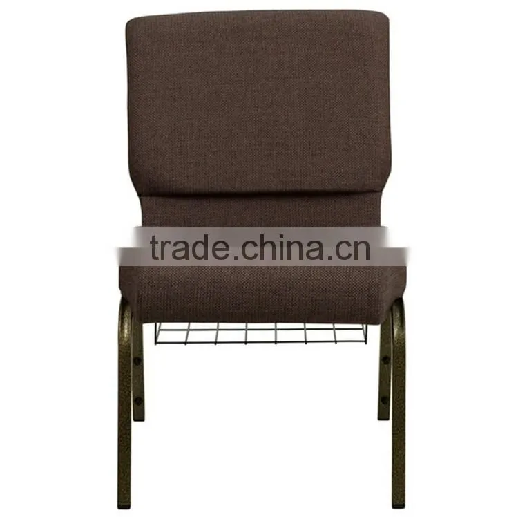 Stackable Sanctuary seating Worship Chairs with bookrack