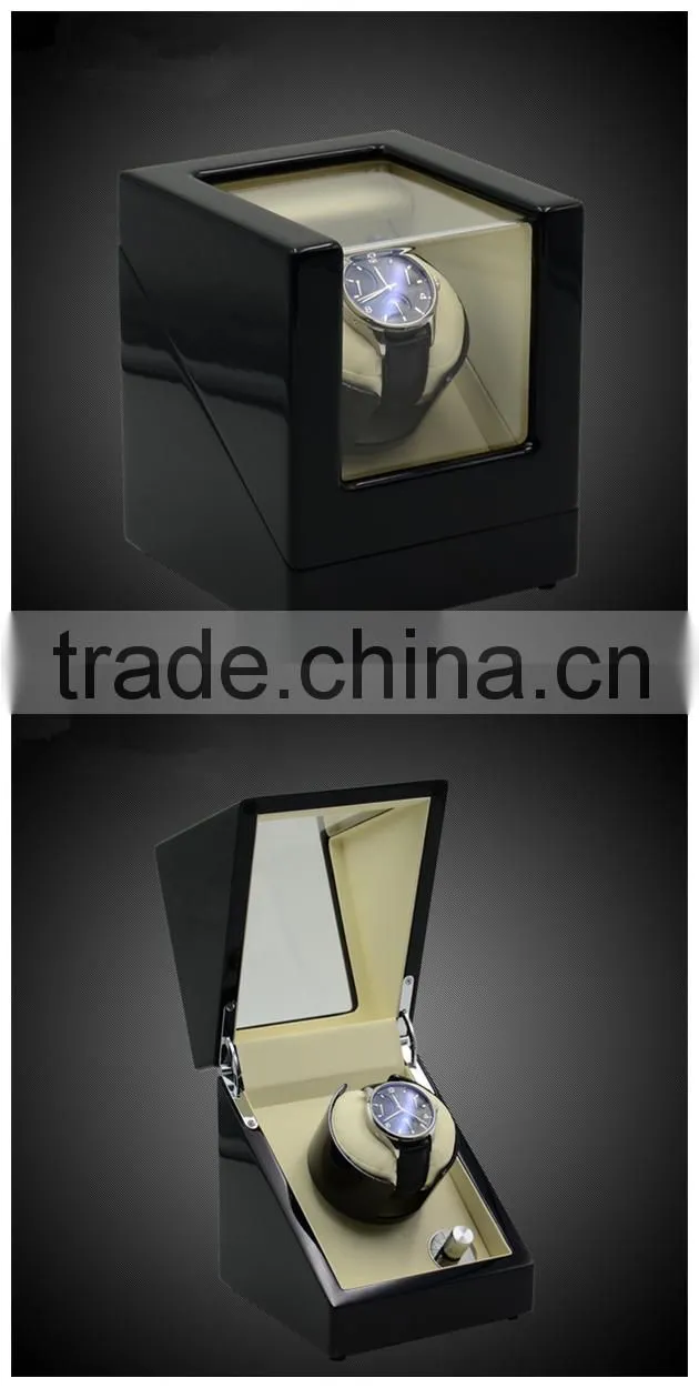 Glossy Wood Automatic Watch Winder Box