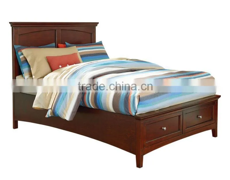 Cooperstown Casual Full Bed with Storage Foot board / Americana storage bed AS-B48