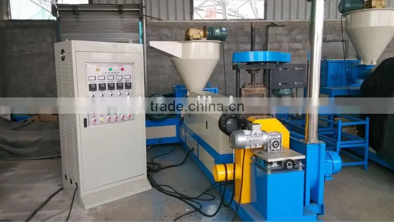 Air cooling Hot Cutting Plastic Recycling Pelletizer