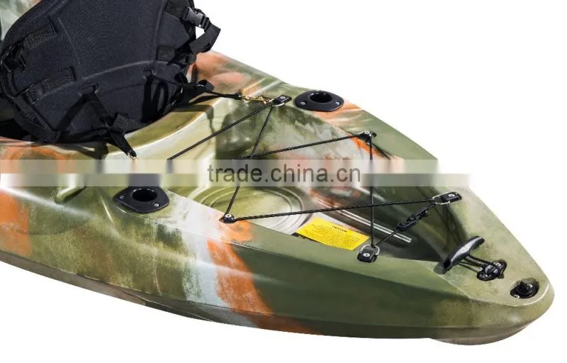 KINLIFE Plastic fishing canoe kayak for single person