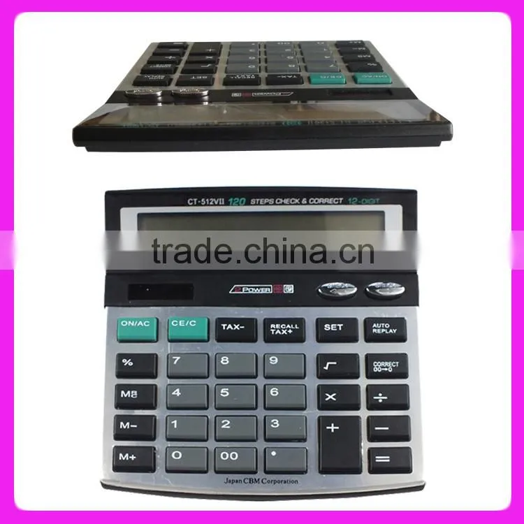 Factory supply 12 digits calculator,Electronic desktop calculator