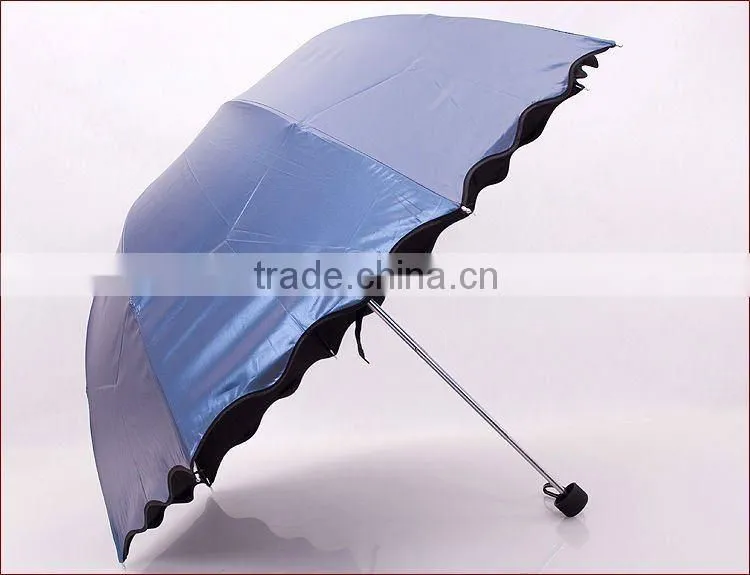 2 folding elegant ladies apollo umbrella Fold unti-uv sun umbrella