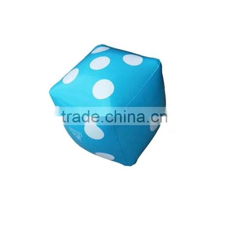 Inflatable dice, PVC inflatable dice, good educational toys inflatable dice/PVC inflatable dice for games