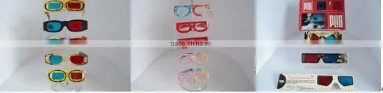 Plastic Green-Magenta 3D Glasses