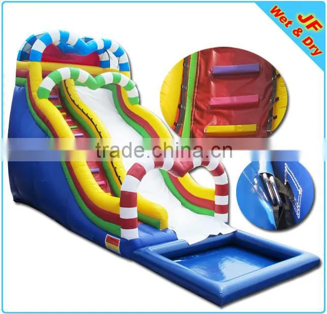 Inflatable Tiki Island Bounce Water Slide