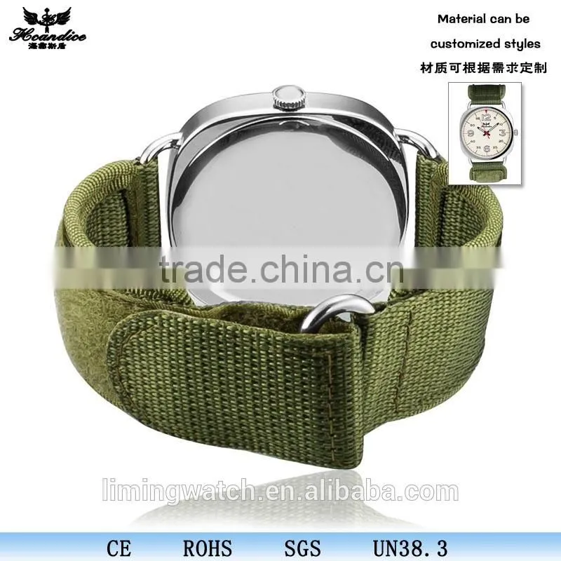fashion playboy band nylon sport quartz watch