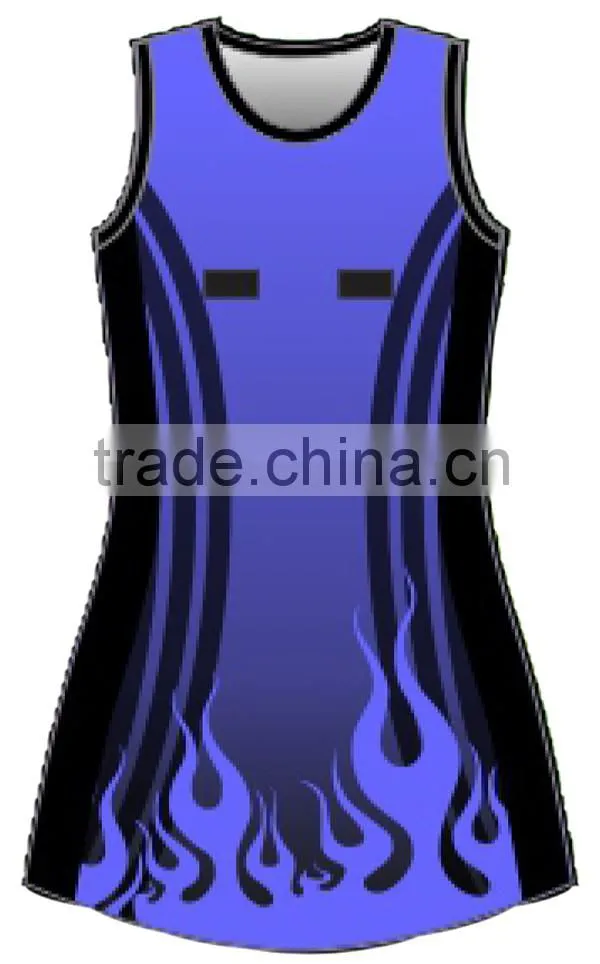 New arrival style sublimation netball dress