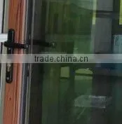 aluminum accordion folding doors with internal shutter and blinds