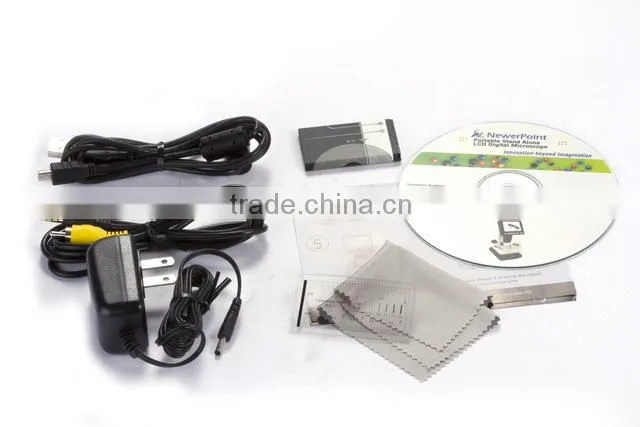 2015 Latest 1080P full HD mono microscope with LCD screen and compatible with PC/ TV monitor