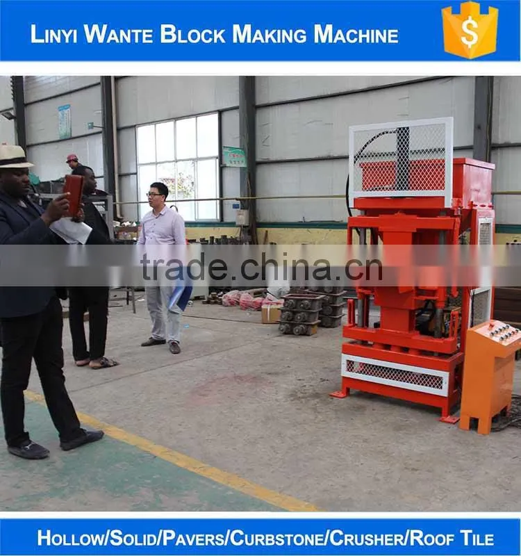 WT1-10 Interlocking tijolos ecological brick making machine