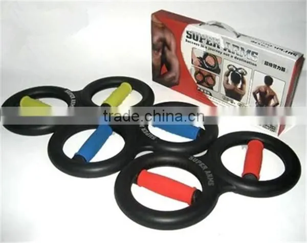 Hot sale fitness equipment Rotate 135 degrees super arms 8 shape arms power exerciser arm exercise equipment