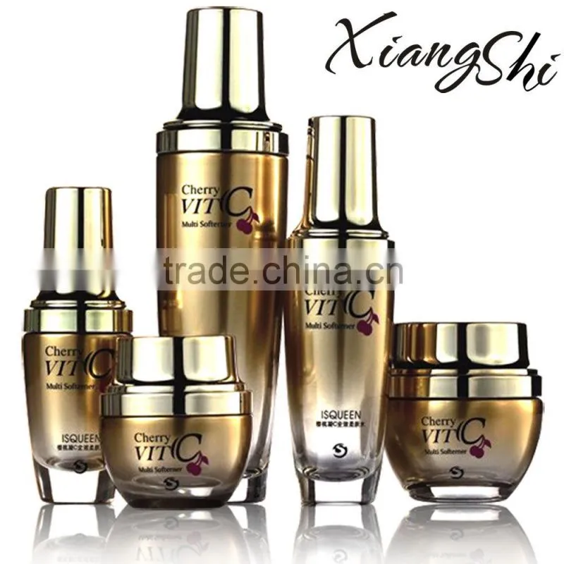 cosmetic lotion bottle and jar glass container