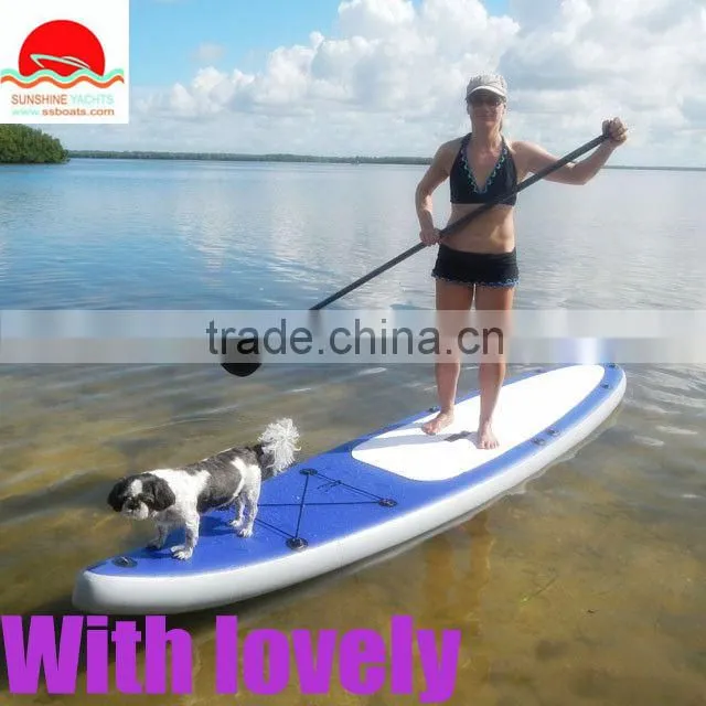11' long 30''width 4''thickness 2014 Sunshine Inflatable Rigid SUP Stand Up Paddle Board