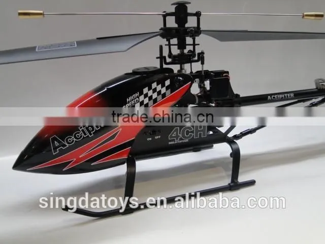 New!FX052 RC helicopter large 2.4G Single blade alloy 4CH helicopter with gyro large toy for sale