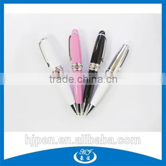 Cute Promotion Pen With Good Quality Crystal Metal Pen