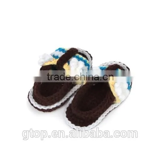 Wholesale Baby Handmade Crochet Shoes Supplier for 1-10 months old S-0039
