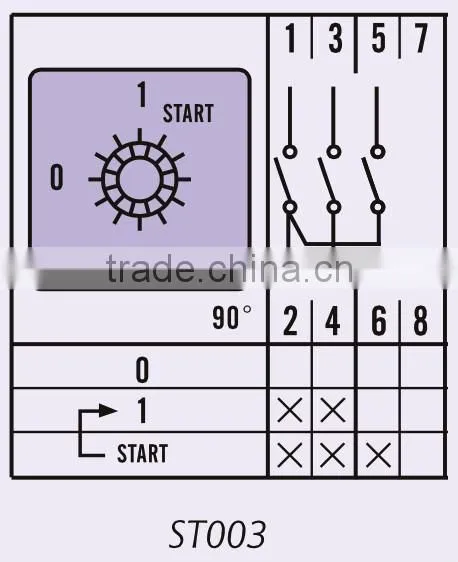 Good Quality 125A 2-CELL 5POS Multi Step Cam Switch, Cam switch/