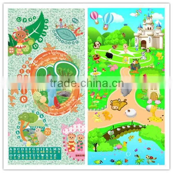 Fold slippery can roll many patterns play mat with sides
