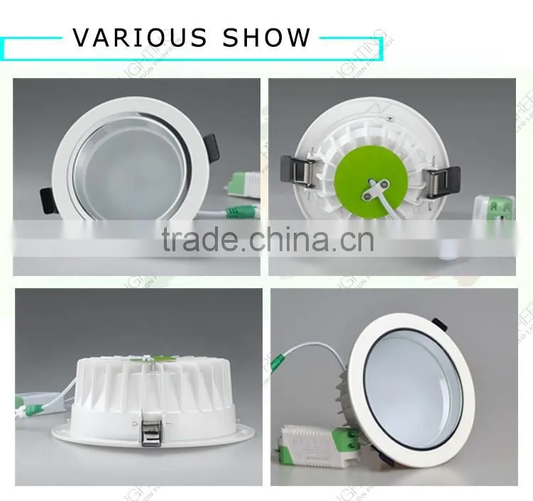 SMD 10W 640LM Aluminum Alloy 2015 SMD IP44 Waterproof Certificated in CE ROHS LED Downight