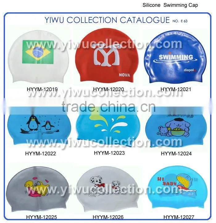 summer products,2014 hot selling silicone cute animal swimming cap for kids,bubble swimming caps
