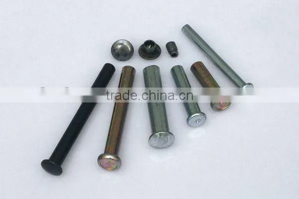 Semi tubular rivet