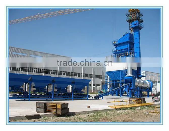 Adopt the European advanced technology asphalt mix plant DG2500 WITH Capacity 200t/h