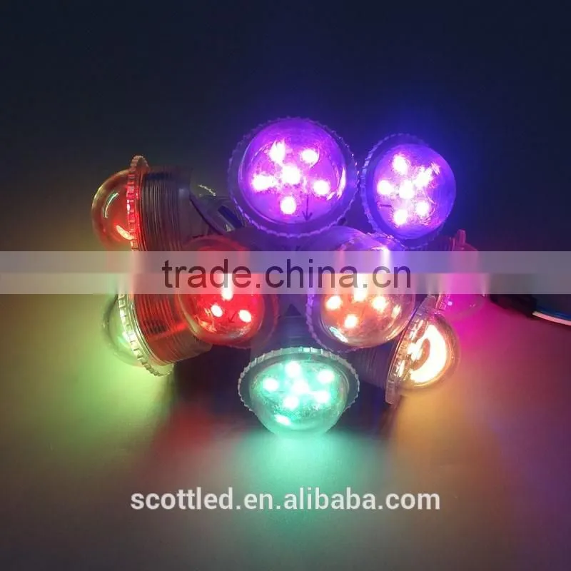 round digital 35mm 6pcs party dots led lights - ic ucs1903